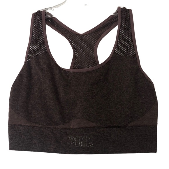 PINK Victoria's Secret Other - PINK VICTORIA’S SECRET PURPLE MESH SPORTS BRA